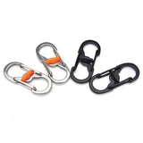 8-Shaped Outdoor Hook Buckle Snap Clip Mount Climbing Carabiner Chain Key Chain