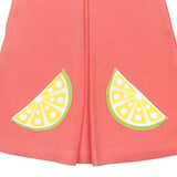 Citrus Garden: Organic A-Line Baby Girl Dress and Panty set