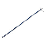 Sterling Silver 1ct TDW Treated Blue Rose Cut