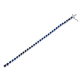 Sterling Silver 1ct TDW Treated Blue Rose Cut
