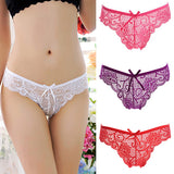 Women Sexy Cute Lace V-string Briefs Panties Thongs G-string Lingerie Underwear