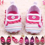 Toddler Infant Baby Girl Flower Shoes Crib Prewalker Newborn To 18 Months Babyshoes