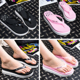 Women Summer Beach Soft Wedge Shoes Flip Flops Flat Platform Slippers Gift