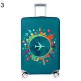 20/24/28inch Travel Elastic Colorful Dustproof Luggage Suitcase Protective Cover