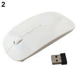 2.4 GHz Slim Optical Wireless Mouse Mice + USB Receiver for Macbook Laptop PC