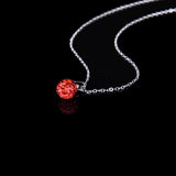 Lady Fashion Rhinestone Pendant Necklace Hook Earring Banquet Party Jewelry Set