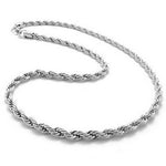 Women's Men's 925 Sterling Silver Twist Chain Necklace Charm Fashion Jewelry