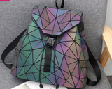 Geometric lattice luminous backpack