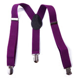 Children Kids Boy Girls Clip-on Y-Back Suspenders Elastic Adjustable Braces