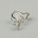1Pc Women's Vintage Simple Leaf Design Clip On Earring Ear Cuff Ear Wrap Gift