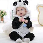 Baby Boy Girl Cute Panda Costume Newborn Infant Toddler Jumpsuit Romper Warm