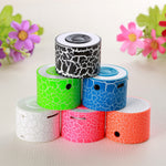 Portable Crack Mini Stereo Bass Speaker Wireless Music Player Kids Birthday Gift