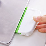 Window Frame Door Groove Kitchen Cleaning Brush Cleaner with 2 Replace Cloths
