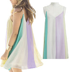 Women Summer Sexy Casual Sleeveless Evening Party Beach Dress Short Mini Dress - ENSEIGNE DENIS