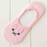 Cute Women Girl Bear Cat Dog Rabbit Invisible Low Cut No Show Loafer Boat Socks