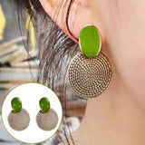Wedding Party Jewelry Annual Ring Pendant Ear Studs Vintage Women's Earrings