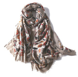 Women Lightweight New Designs Long Cotton Touch Shawl Wrap Warm Scarves