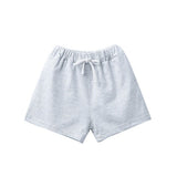 Candy Color Summer Children Boy Girl Cotton Shorts Drawstring Baby Casual Pants