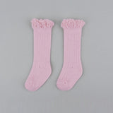 Newborn Baby Girls Sweet Cotton Summer Anti-slip Sole Breathable Knee High Socks