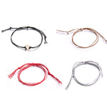 4Pcs Colorful Women Multi-layer Sea Wave Adjustable Anklet Summer Beach Jewelry