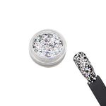 4 Boxes Glittering Hexagon Linear Nail Art Sequins DIY Manicure Beauty Decors