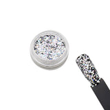 4 Boxes Glittering Hexagon Linear Nail Art Sequins DIY Manicure Beauty Decors