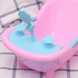 Kids Child Cute Shower Bathtub 3D Artificial Toy Doll House Accessories Decor