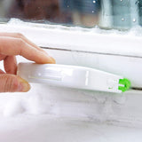 Window Frame Door Groove Kitchen Cleaning Brush Cleaner with 2 Replace Cloths