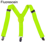 Children Kids Boy Girls Clip-on Y-Back Suspenders Elastic Adjustable Braces