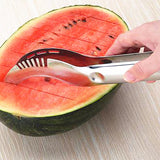 Stainless Steel Watermelon Cantaloupe Slicer Cutter Server Corer Scoop Utensil