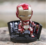 Avengers Iron Man Marvel Hero Hall of Armor Set BJD Figure Model Toys