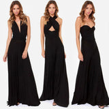 Sexy Women Convertible Multiway Wrap Bandage Maxi Robe Bridesmaid Long Dress