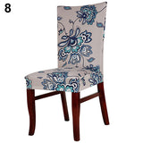 Elastic Flower Hotel Home Dining Room Wedding Banquet Party Seat Chair Cover