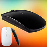 2.4 GHz Slim Optical Wireless Mouse Mice + USB Receiver for Macbook Laptop PC