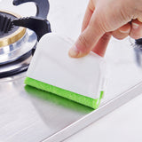Window Frame Door Groove Kitchen Cleaning Brush Cleaner with 2 Replace Cloths