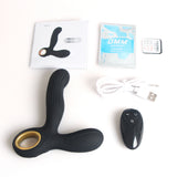 Vibrating Masturbator Masturbation Butt Anal Plug Remote Control Men Sex Toy