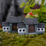 Dollhouse Miniatures DIY House Villa Woodland Fairy Planter Garden Home Decor