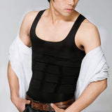 Men’s Body Slimming Tummy Shaper Shapewear Belly Waist Training Underwear Top