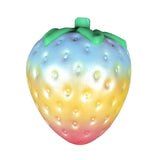 Cute Rainbow Strawberry Stress Relief Decor Squeeze Funny Slow Rising Kids Toy
