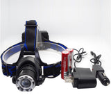 LED Headlamp T6 Rechargeable Headlight Ultra Bright Portable Camping Lantern