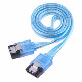 Portable SATA III 6.0 Gbps 90 Degree Locking Latch Plug Hard Drive Data Cable