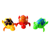Baby Paddle Wash Bath Bathing Toy Wind-up Animals Toys Christmas Gift for Kids