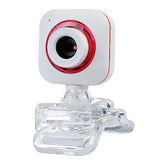 Crystal Clip HD Webcam CMOS 30FPS 0.8 Million Pixels USB 3.0 HD USB Drive-free Camera Video Call Webcam with Microphone for Computer Notebook PC