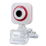Crystal Clip HD Webcam CMOS 30FPS 0.8 Million Pixels USB 3.0 HD USB Drive-free Camera Video Call Webcam with Microphone for Computer Notebook PC