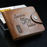 Men Faux Leather Bifold Wallet Card Money Case Holder Slim Coin Purse Pocket