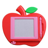 Kids Child Educational Toy Erasable Magnetic Apple Drawing Doodle Board Sketcher