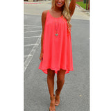 Sexy Women's Summer Casual Sleeveless Strap Backless Beach Dress for Evening Party - ENSEIGNE DENIS