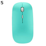 2.4 GHz Slim Optical Wireless Mouse Mice + USB Receiver for Macbook Laptop PC