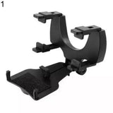 Car Rearview Mirror Smartphone GPS Clamp Bracket Mount Holder Stand Cradle
