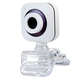 Crystal Clip HD Webcam CMOS 30FPS 0.8 Million Pixels USB 3.0 HD USB Drive-free Camera Video Call Webcam with Microphone for Computer Notebook PC